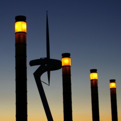 Outside olympic stadium